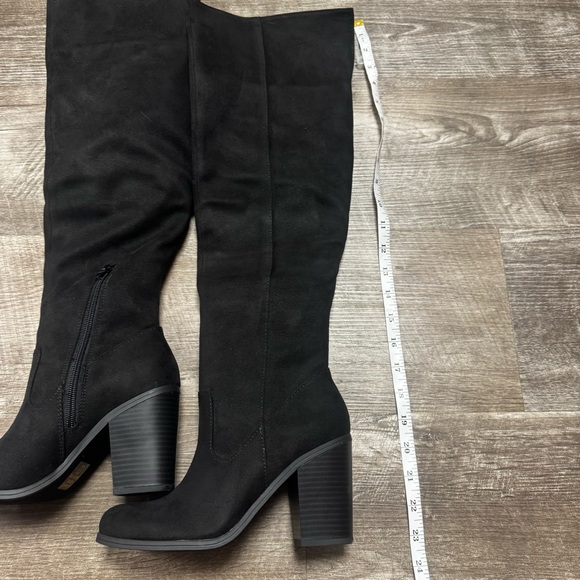 J. Adams Tall Black Heeled Boots Size 5.5 NEW IN BOX - Picture 4 of 8
